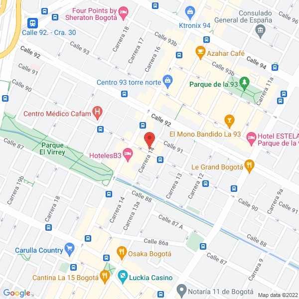 Map of Sintura Varela Abogados Asociados Francisco