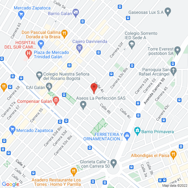 Map of Sipack Ltda