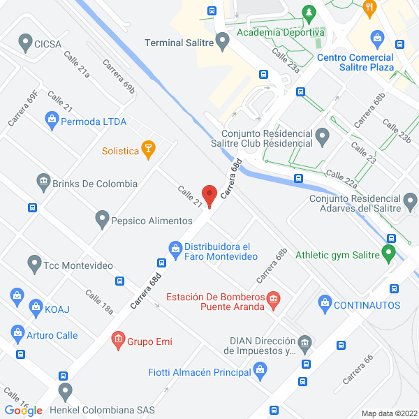 Map of Sociedad Por Acciones Simplificada Foncarulla