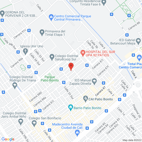 Map of Soer Ltda.