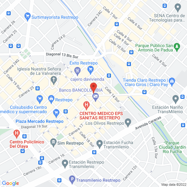 Map of Summer Skin Estetica Integral