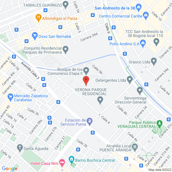 Map of Supermercado Milenium