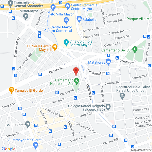 Map of Taller Avenida