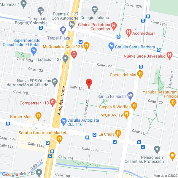 Map of Taller Bombay