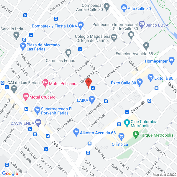 Map of Tecnicryo Ltda.