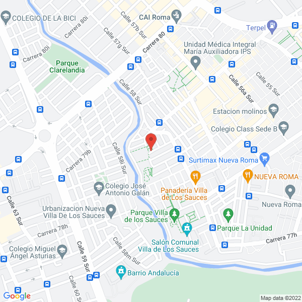 Map of Creaciones Nissy