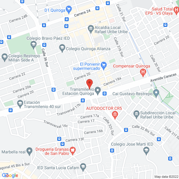 Map of Creaciones Rodríguez