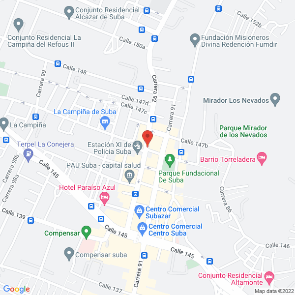 Map of Telas Y Cortinas