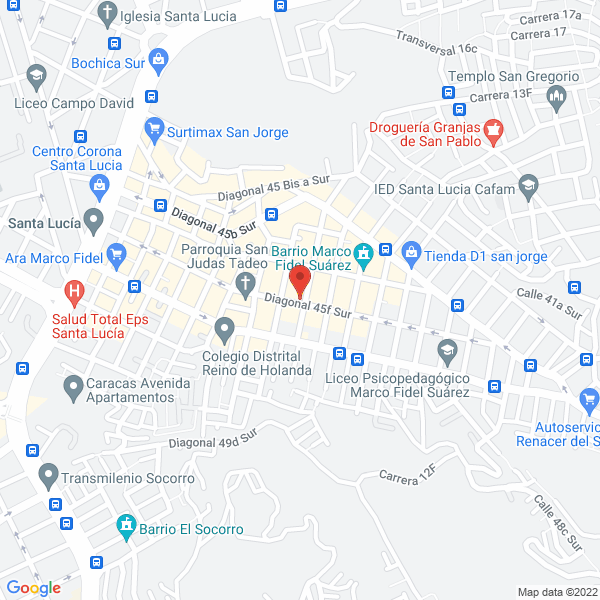 Map of Telecomunicaciones San Jorge