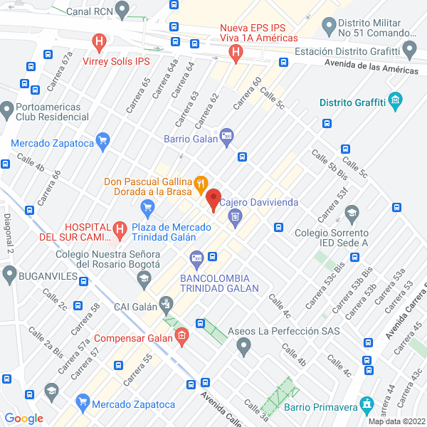 Map of Telectricos Panasonic