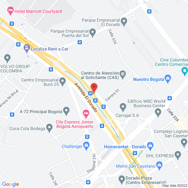 Map of Teleperformance Colombia S.A.S.