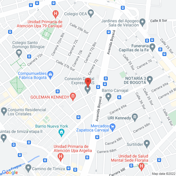 Map of Temac Leather