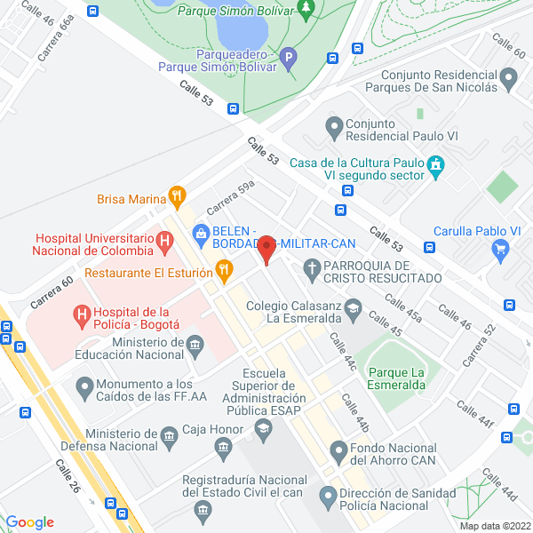 Map of Transacciones Juridicas Ltda.