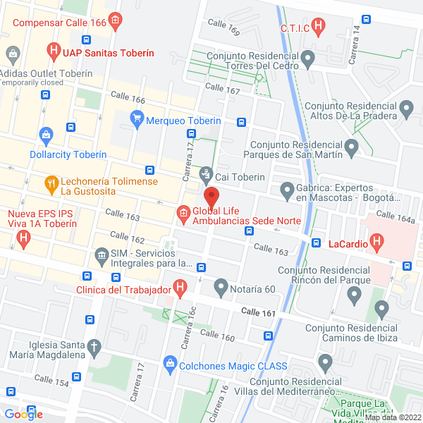 Map of Transcontinental De Servicios Petroleros Ltda.