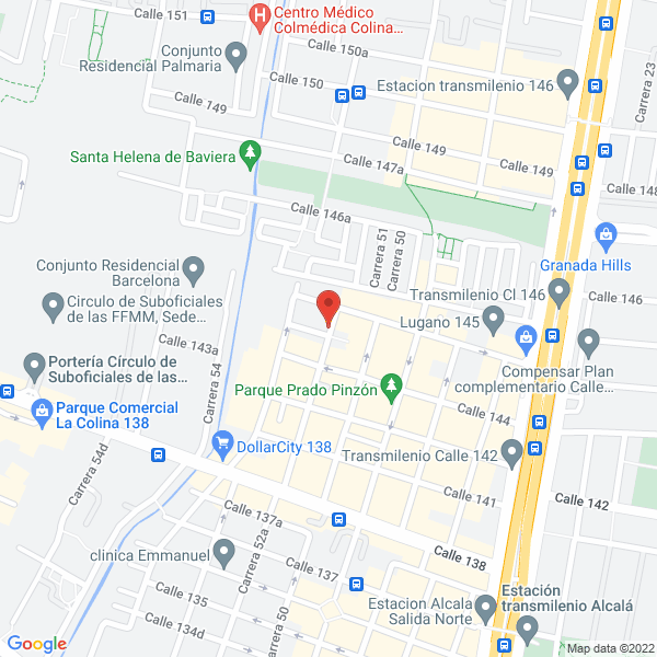 Map of Transporte Y .Alquiler Rodrigo Muñoz E.U.