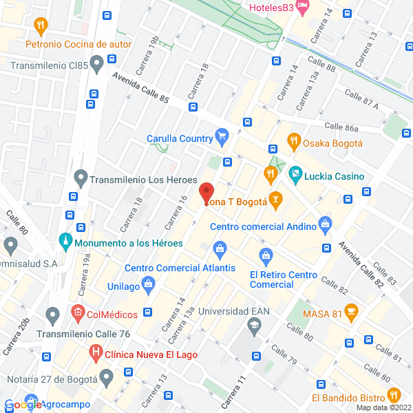 Map of Triple Espress