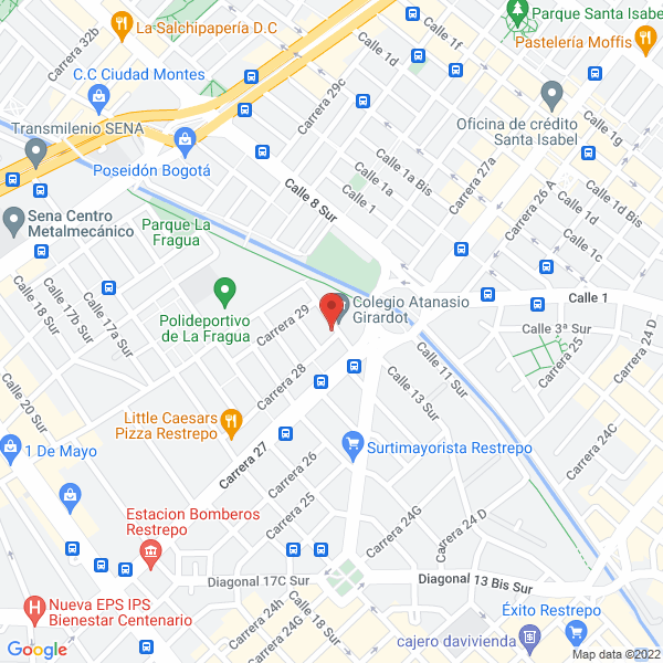 Map of Triplex Y Retales Centenario