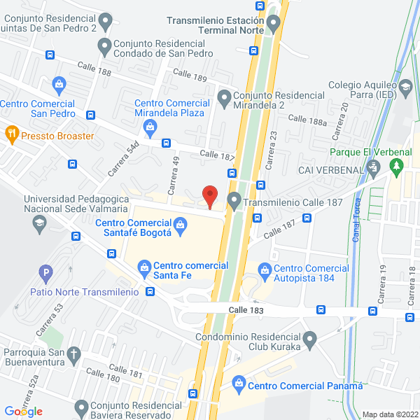 Map of Tropicall Ltda.