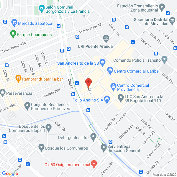 Map of Ttimex S.A.S.