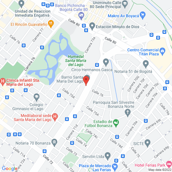 Map of Tu Casa Prefabricados