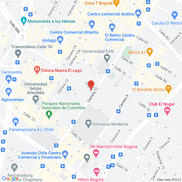 Map of Venegas & Cía. Ltda. Consultoría En Riesgos Laborales Y Seguros