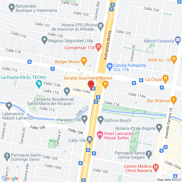 Map of Vengoechea Oquendo Jaime