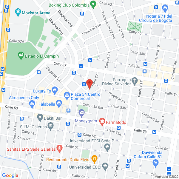 Map of Ventas Y Sistemas Ltda.