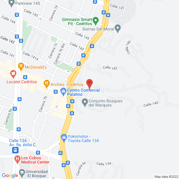 Map of Vestidos De Baño Perpetua Dominga