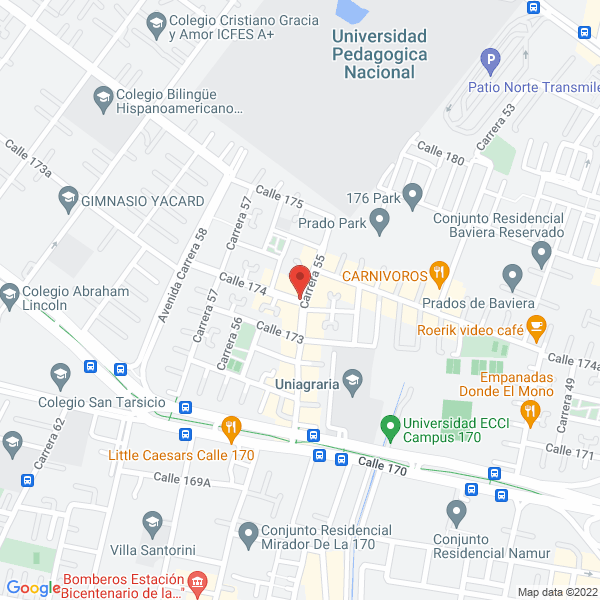 Map of Veterinaria Eps Club K'Anihouse S.A.S.