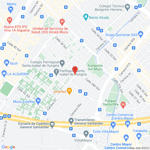 Map of Cuidado Y Belleza Face Nd Body