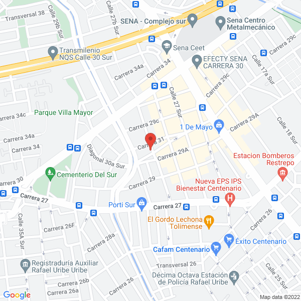 Map of Damatecnica