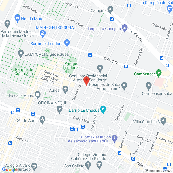 Map of Daza Rodriguez Alirio