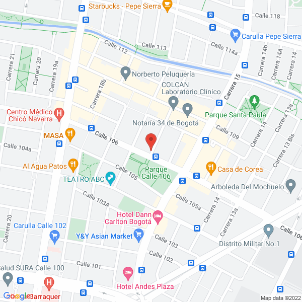 Map of Dch Odontologia Especializada S.A.S.