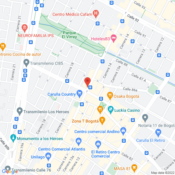 Map of Departamento Jurídico Empresarial Ltda.