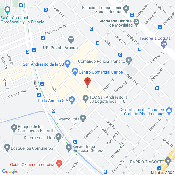 Map of Deportivos Jaes