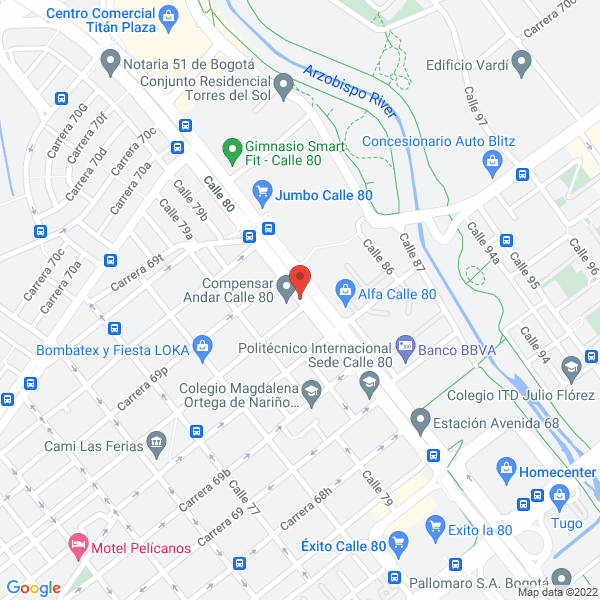 Map of Comercial Interpaypa Limitada