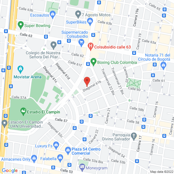 Map of Comercializadora Andina Electronica Ltda