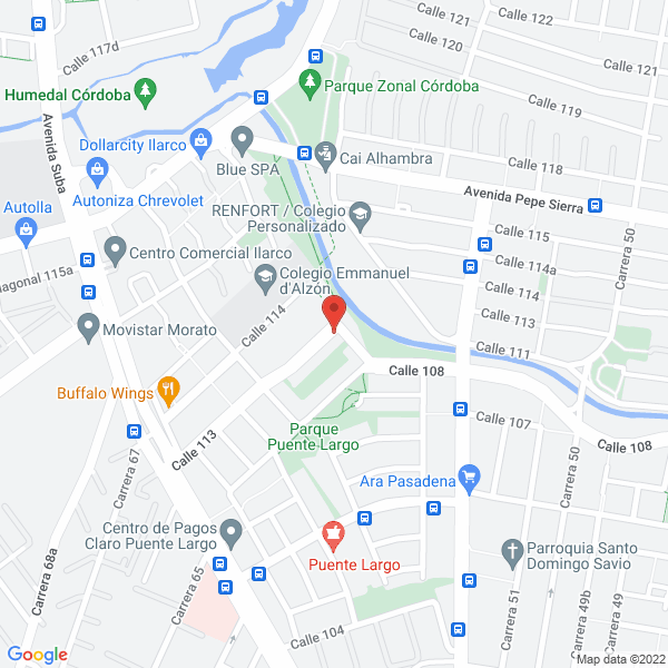 Map of Comercializadora Ardila Estévez Sas