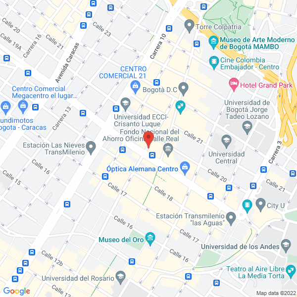 Map of Comercializadora Bejarano Franco Ltda.
