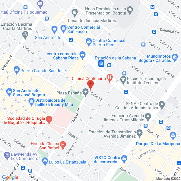 Map of Comercializadora La Estacion Domint S S.A.S.
