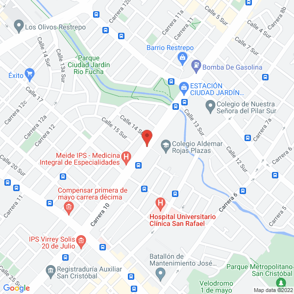 Map of Comercializadora La Once