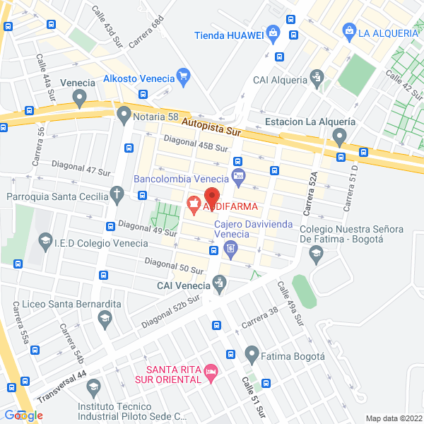 Map of Comercializadora Puerto Plata