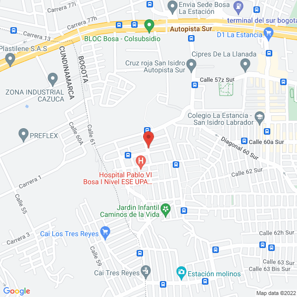 Map of Comercializadora T & A