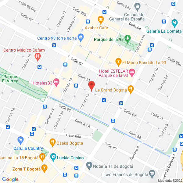 Map of Comercializadora Top Office Ltda.