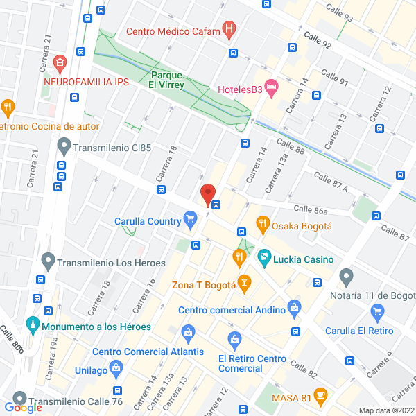Map of Consorcio Isic Colombia