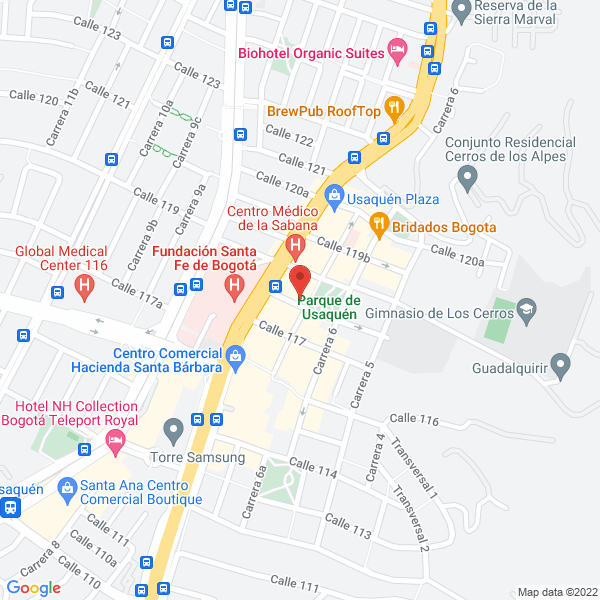 Map of Construcciones Smg Ltda.