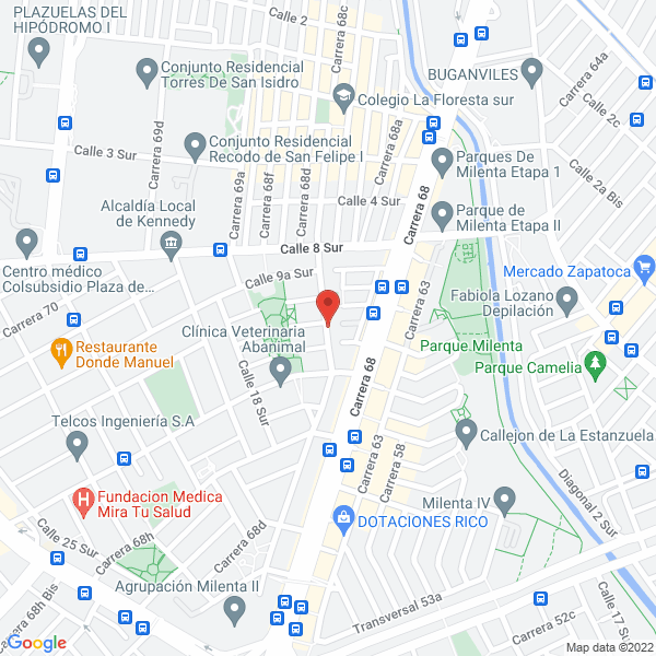 Map of Construcciones Tequendama S.A.S.