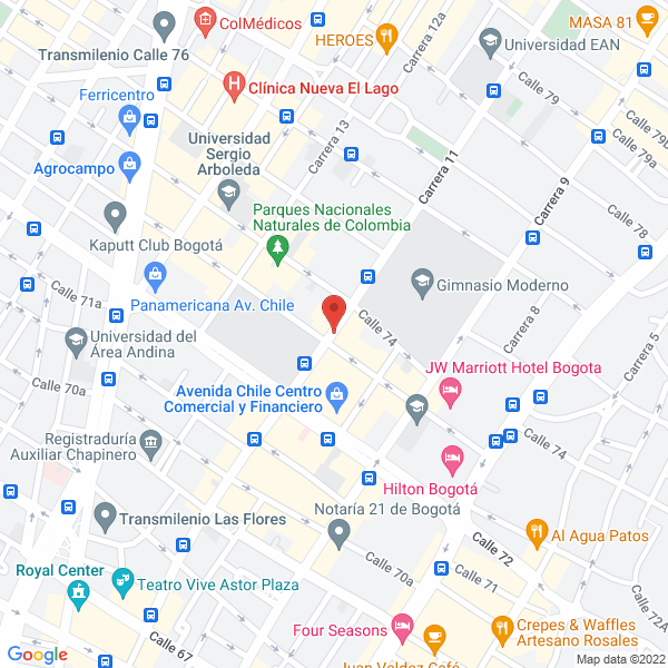 Map of Consucon Ltda.