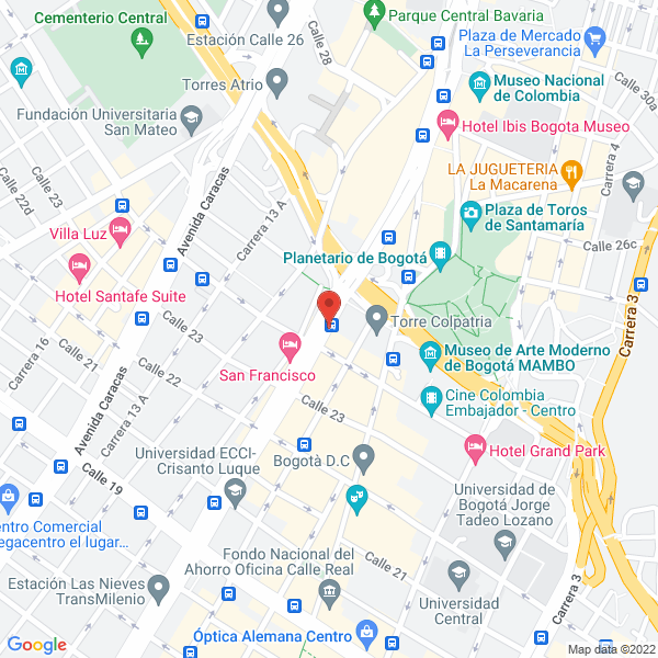 Map of Consultores Abogados Ac