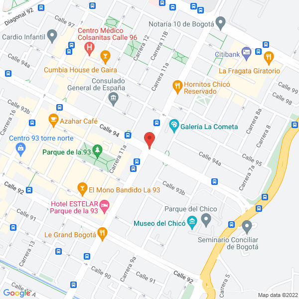 Map of Consultoria Legal Mendez San Juan S.A.